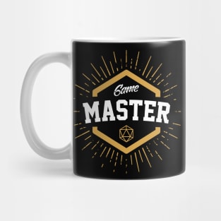 Game Master with D20 Dice Tabletop RPG Gaming Mug